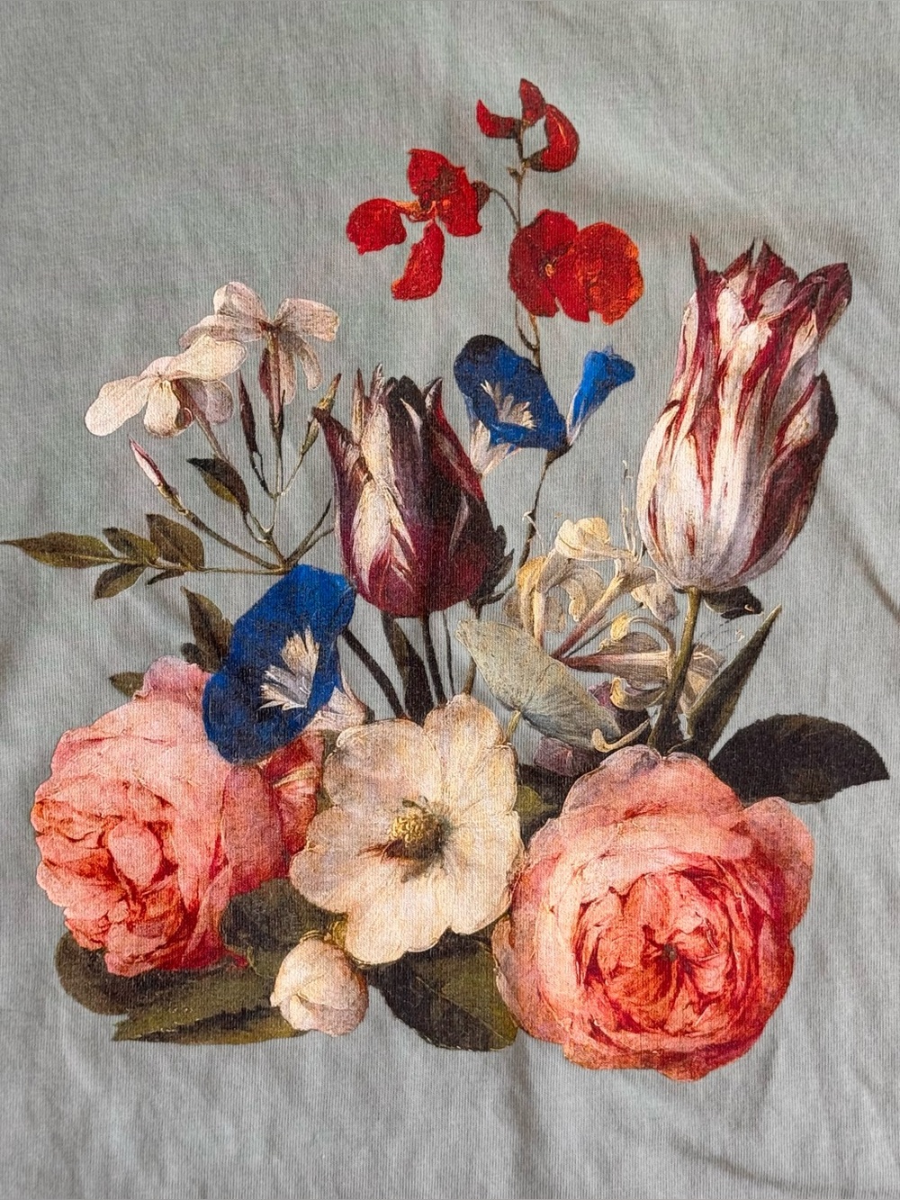 Museo del Prado Jan Brueghel Floral Art T Shirt Unisex S - Picture 3 of 11